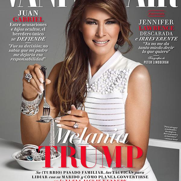 Polémica por la portada de Melania Trump en Vanity Fair México -0
