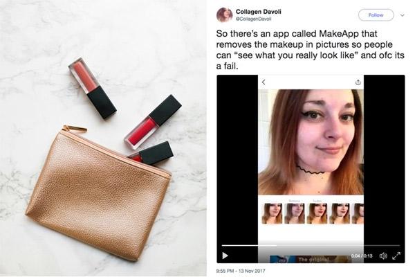 ¿Una aplicación que remueve el maquillaje?-0